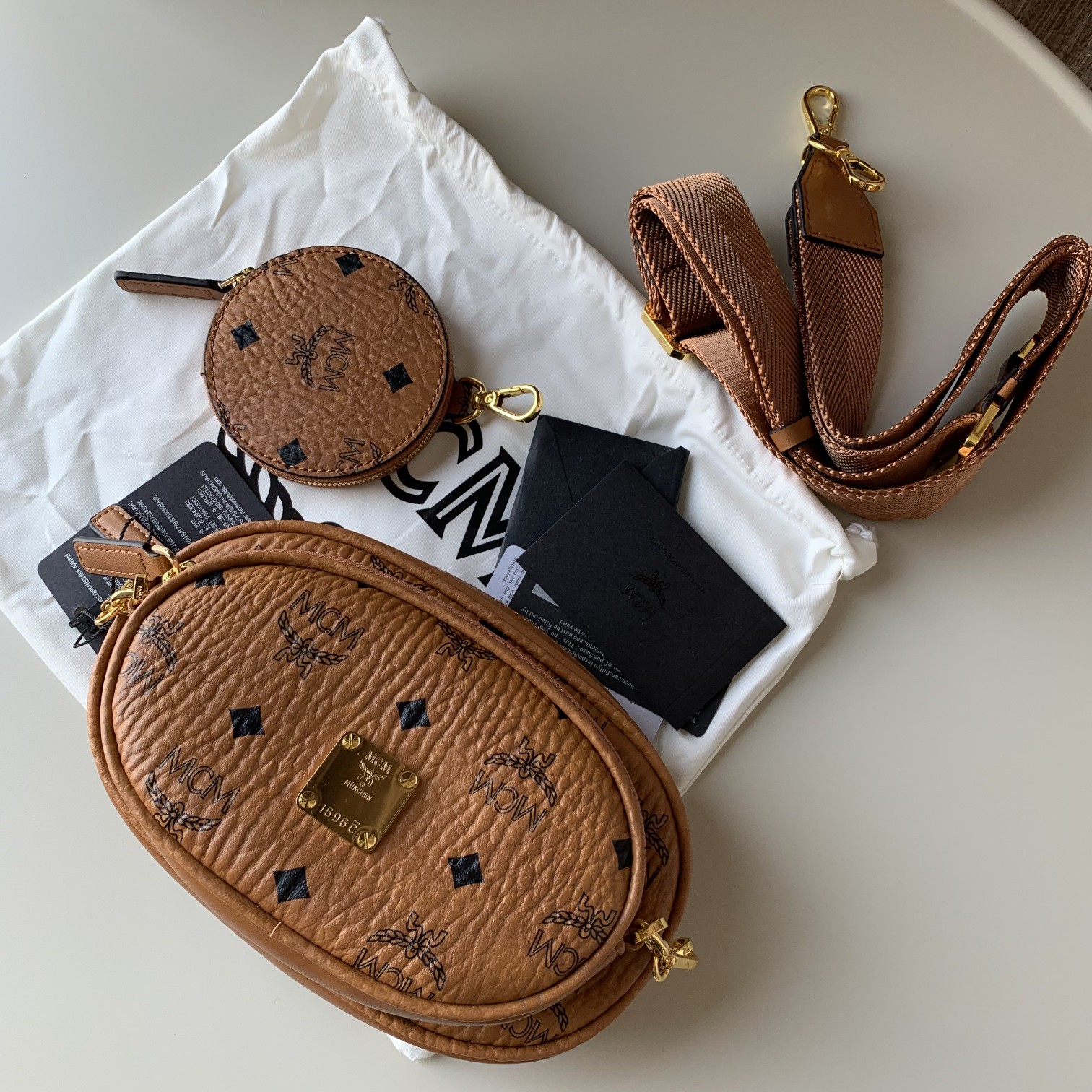MCM Round Bags - Click Image to Close